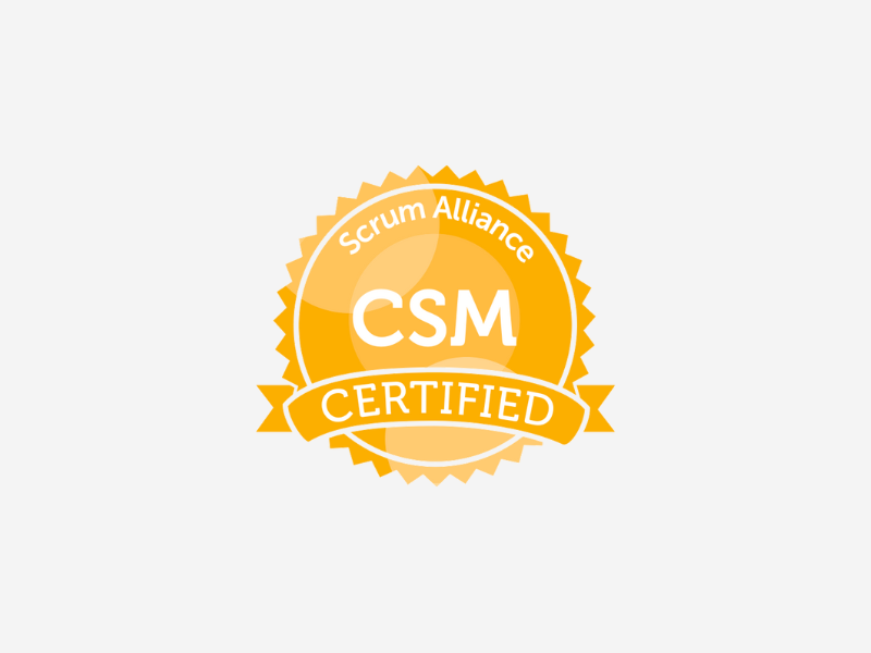 Certified SCRUM Master